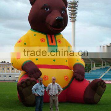 Giant Inflatable Brown Bear Cartoon for Outdoor Decoration