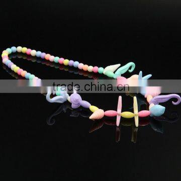 New Fashion Kids Candy Acrylic Beads Necklace Children For Cute Girl Baby Children photo-3
