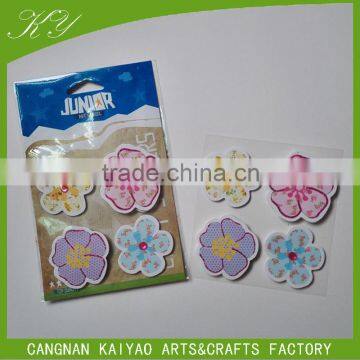 3d cardboard butterfly shape stickers by hand