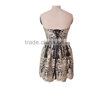 Newest Design Special Sexy High Quality Lace Dress Party photo-3