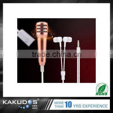Mini Mobile Phone Karaoke Portable Speaker Handheld Microphone photo-5