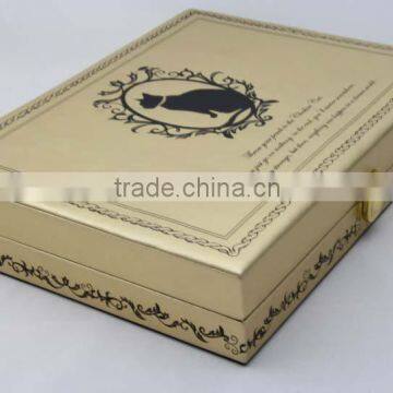 Luxury packaging boxes for collector plates