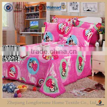 China thermal protection container home mink soft warm cheap home flannel dubai bed sheet set