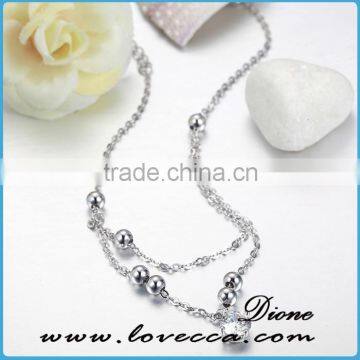 Itality fashion silver accessory women bead chain sterling silver bracelet for sale