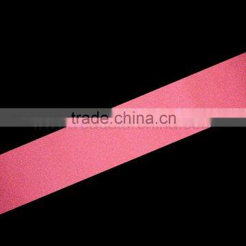 PVC Backing Colorful Reflective Synthetic Leather for Garment photo-5