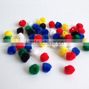 Colorful Pom Pom Trim, Animal Pompom for Kids, Craft Pom Poms Wholesale -Dia 2cm photo-2