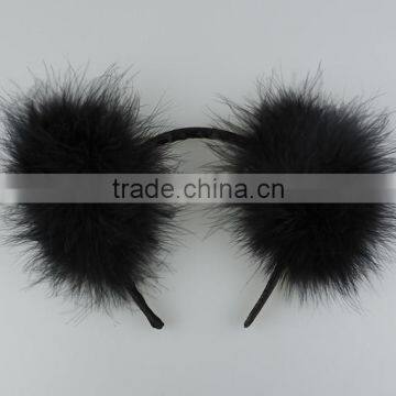 Hot Cosplay Party Dress Cat Ears Hairband Cat Tail Suit With Feathers photo-3