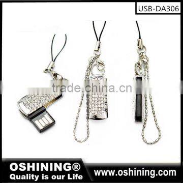 2016 Best Selling Jewelry Metal USB Flash Drive Usb Pen Drive 8gb(USB-DA306) photo-2