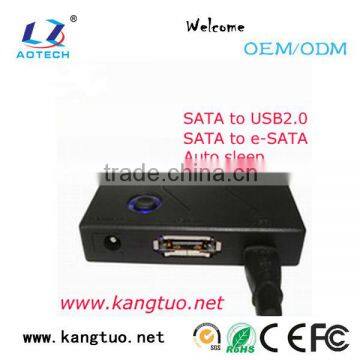 Chic design 2.5''/3.5 SATA with auto-sleeping usb slim sata adapter