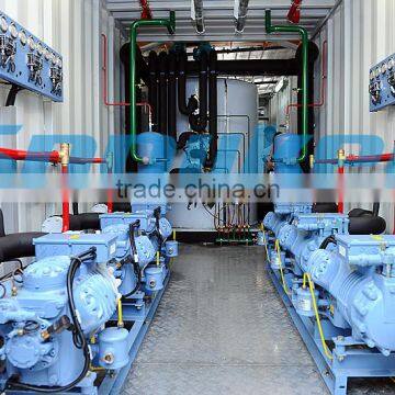 CHINA TOP1 High Quality Containerized Flake Ice Plant Temperature Control Concrete Cooling System for Mid-East