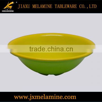 17.5*H6cm melamine ware two tone soup bowl