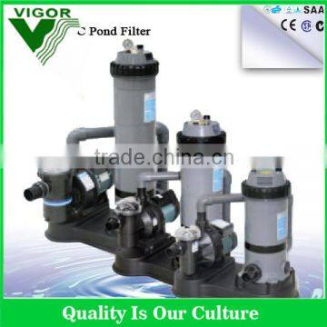 swimming pool water pump in pumpcartridge aquatic sand filter/paper pleated filter cartridge for pre-filtration