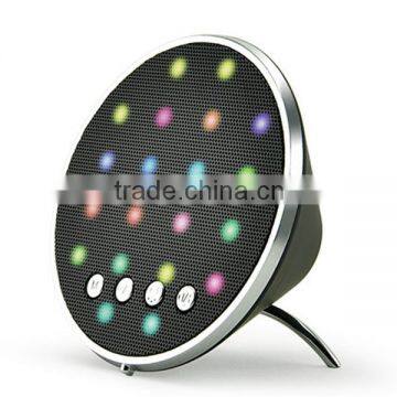 Super bass bluetooth speaker portable with smart LED light TF card and AUX input