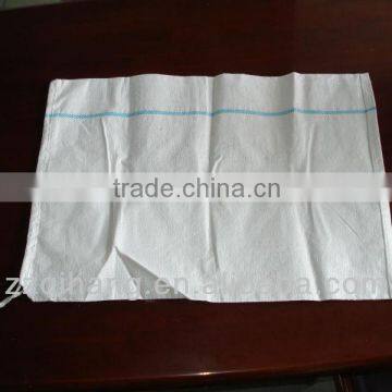 Advertising white pe woven bags 48*62cm