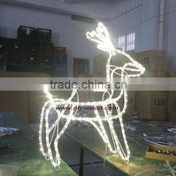 hot sell led rope light motif light deer