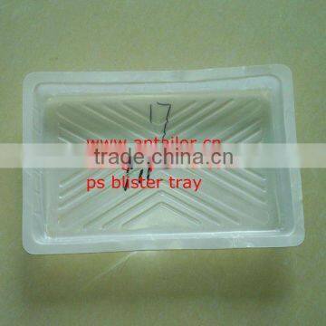 OEM thermoforming White PP blister packaging tray