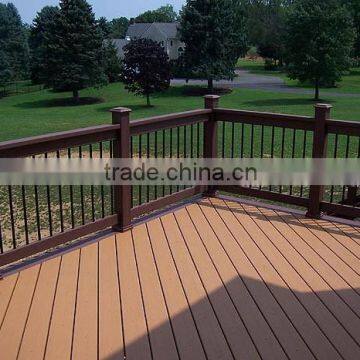 Galvanized steel balcony wood type railing designs