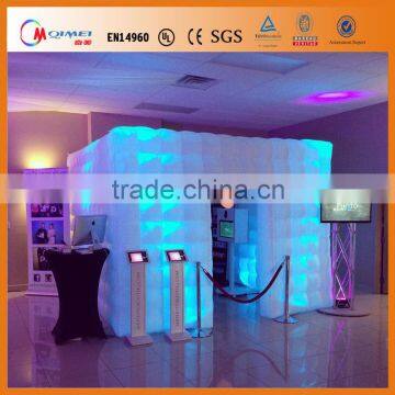 2015 best popular lighting inflatable photo booth with led