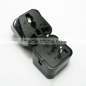 New product 2016! Italy, Chile, Kuba, Salvatore, Uruguay,Syria, Milan plug travel adapter, 3 round pin 5amp plug adapter
