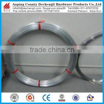 professional spring steel wire high tensile galvanized strength oval wire