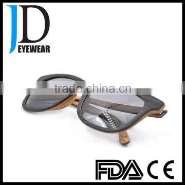 Custom Logo Square Laminated Wood Eyeglasses Polarized Wooden Sunglasses