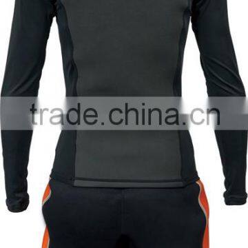 Polyester Long Sleeve Lycra Rash Guard Top for Men L-02 photo-3