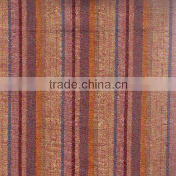 stripe linen viscoseblended fabric