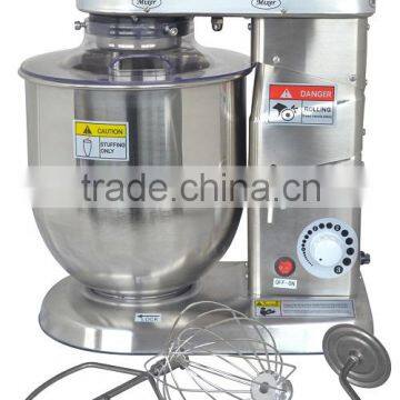 10 Litre Stainless Steel Food Mixer With 3 pcs Accessories
