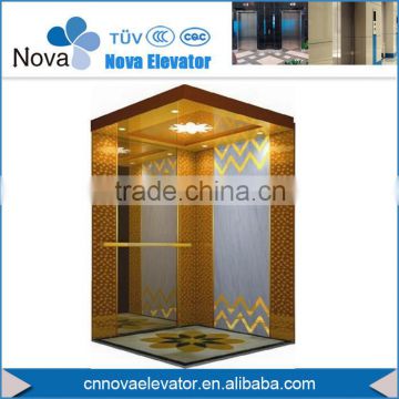 630kg~1600kg 1.0m/s~1.75m/s Passenger Elevator Lift for Residential Buildings