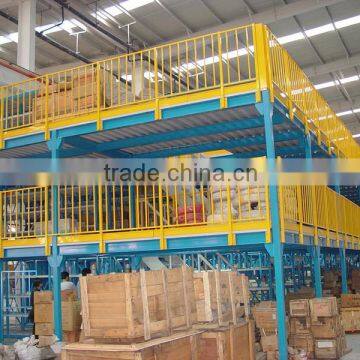 Widely used Galvanized Warehouse Storage Steel Industrial Mezzanines