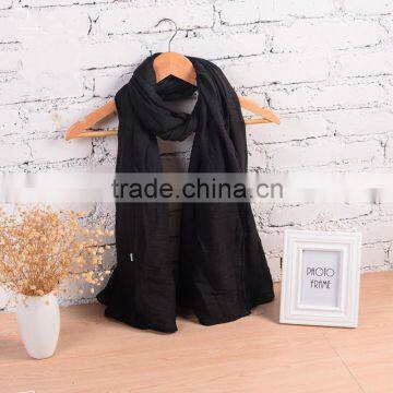 New Fashion Winter Pure Women Scarf Long Cotton Candy Colors Shawl Warm Soft Women Muffler photo-5