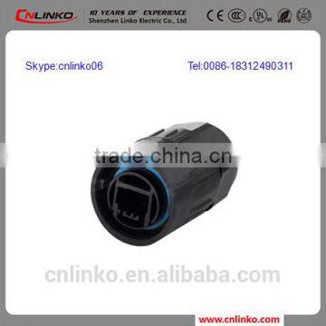 IP67 Waterproof Electric Male Cat5 RJ45 Female Connector for Network photo-2