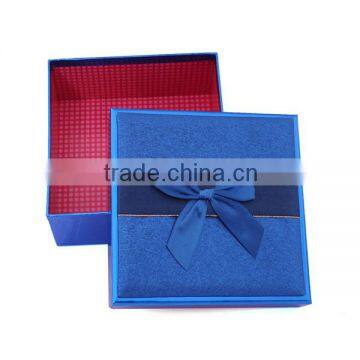 Wholesale Sapphire Blue Square Cosmetics Paper Boxes