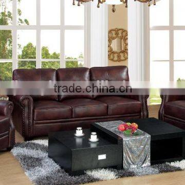 Wholesalers top grain living room sofa set