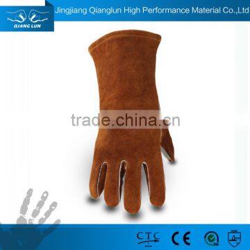 Custom logo workers full palm welding gloves with cheap price