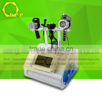 LCD 7 inches touching screen display machine with cavitation rf slimming machine