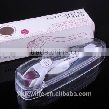 DRS540 Cosmetic Dermaroller Skin Care Roller With Gold and Silver Handle photo-2