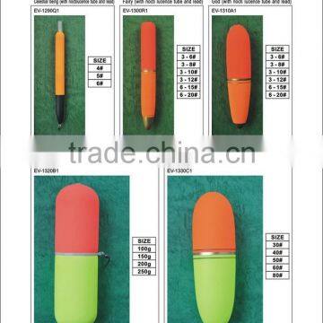 Wholesale Eva Pvc float top quality fishing foam float fishing net float fishing float tube