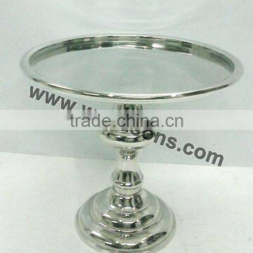 Metal cake stands for wedding cakes