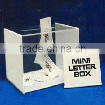 bespoke acrylic letter box