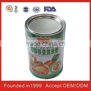 Empty Tin Cans With FDA