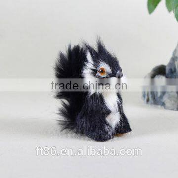 New Design Animated Black Animal Toy Bulk Plastic Squirrel photo-6