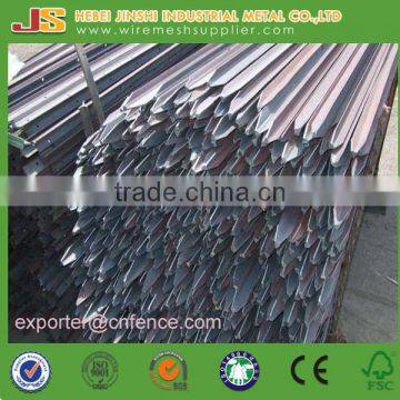 2.04kg/m Heavy Duty Galvanized Star Picket Y Post