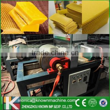 Semi automatic beeswax flate sheet making machine/beeswax embosser