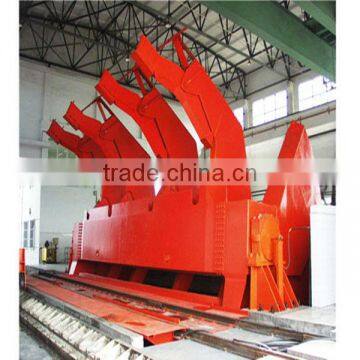 "C" type dual rotary railcar dumper for bulk material