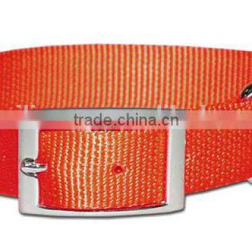 wholesale blank plain dog nylon collars simple dog collars