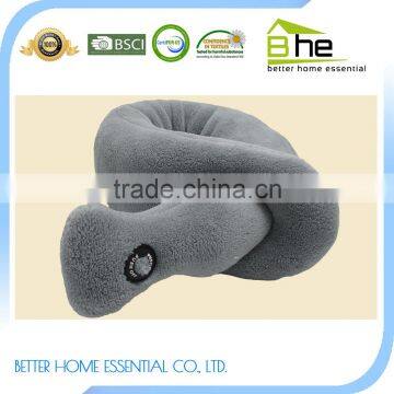 Shredded Memory Foam Travel Neck Pillow Massager