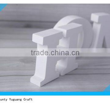 White MDF Letter HOME Decorative Wood Letter