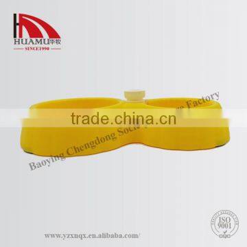 Cat Bowl With Drinker in Yellow 300*170*65 mm photo-2