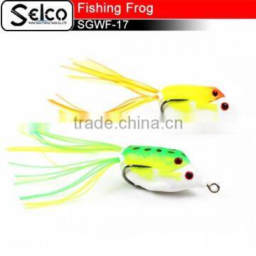 SGWF-17 artifical fishing bait, floating soft plastic frogs, 40mm/7g